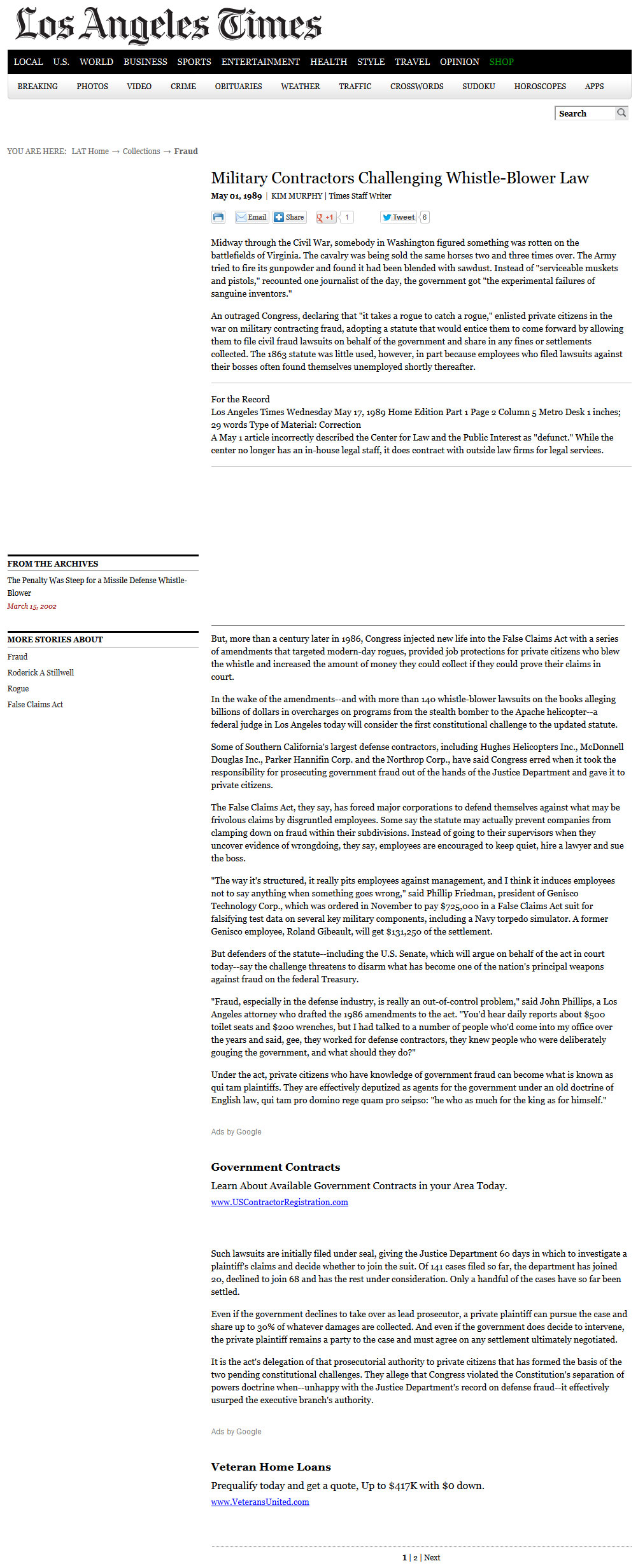 Military-Contractors-Challenging-Whistle-Blower-Law-1